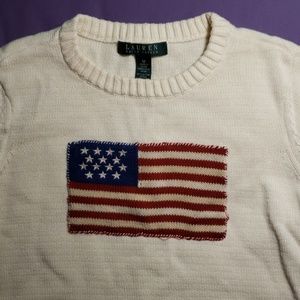 Ralph Lauren American Flag Sweater